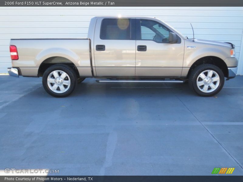 Arizona Beige Metallic / Tan 2006 Ford F150 XLT SuperCrew