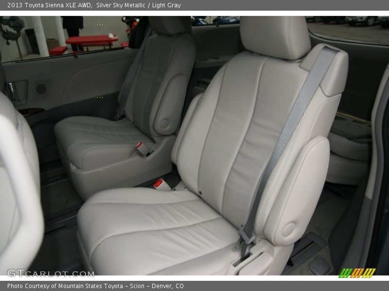 Silver Sky Metallic / Light Gray 2013 Toyota Sienna XLE AWD