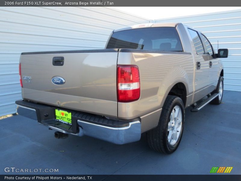 Arizona Beige Metallic / Tan 2006 Ford F150 XLT SuperCrew