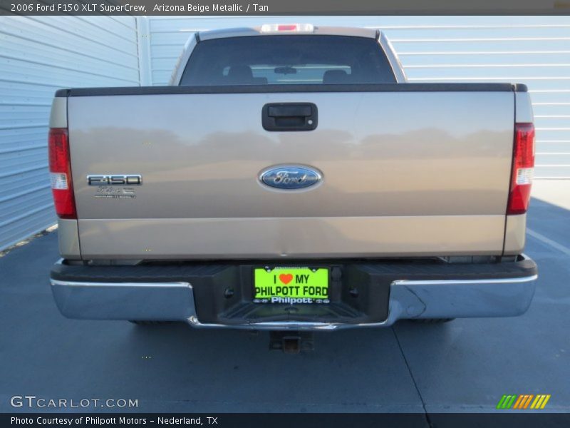 Arizona Beige Metallic / Tan 2006 Ford F150 XLT SuperCrew
