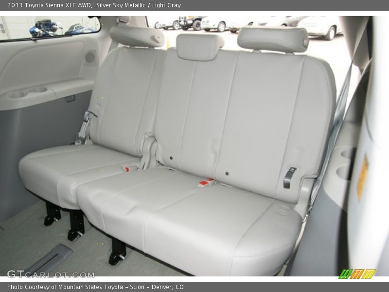 Silver Sky Metallic / Light Gray 2013 Toyota Sienna XLE AWD