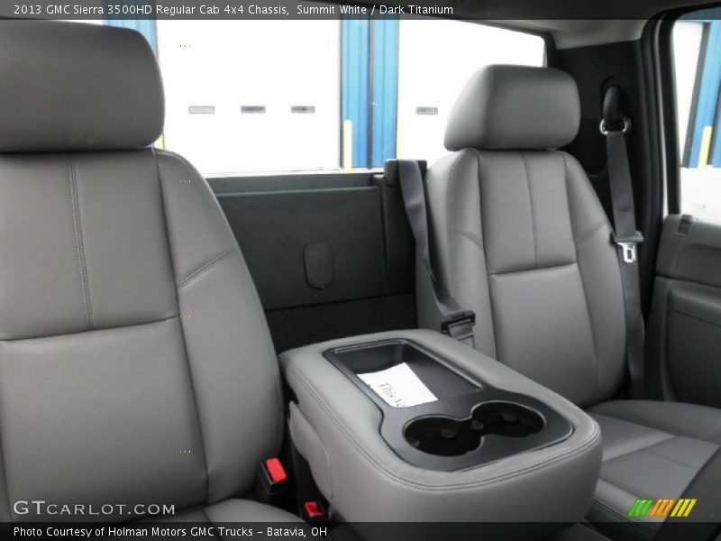 Summit White / Dark Titanium 2013 GMC Sierra 3500HD Regular Cab 4x4 Chassis