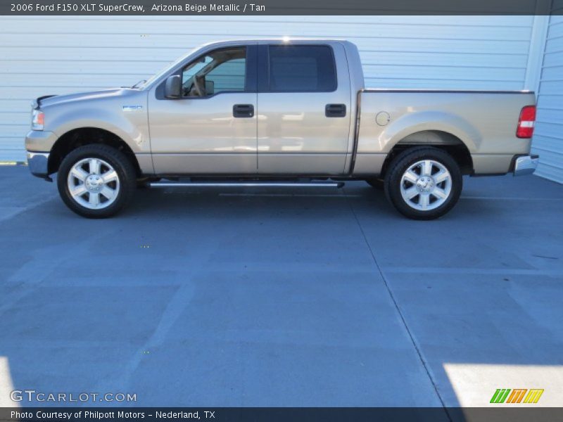 Arizona Beige Metallic / Tan 2006 Ford F150 XLT SuperCrew