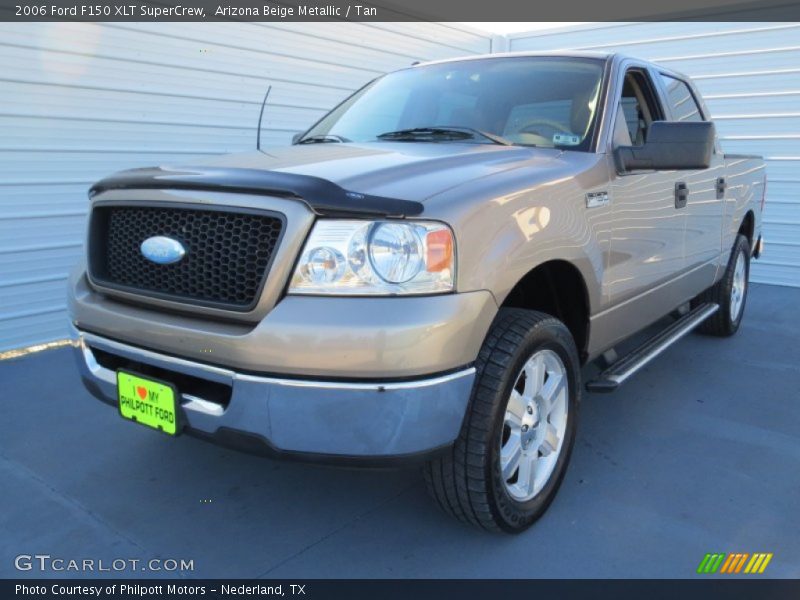 Arizona Beige Metallic / Tan 2006 Ford F150 XLT SuperCrew