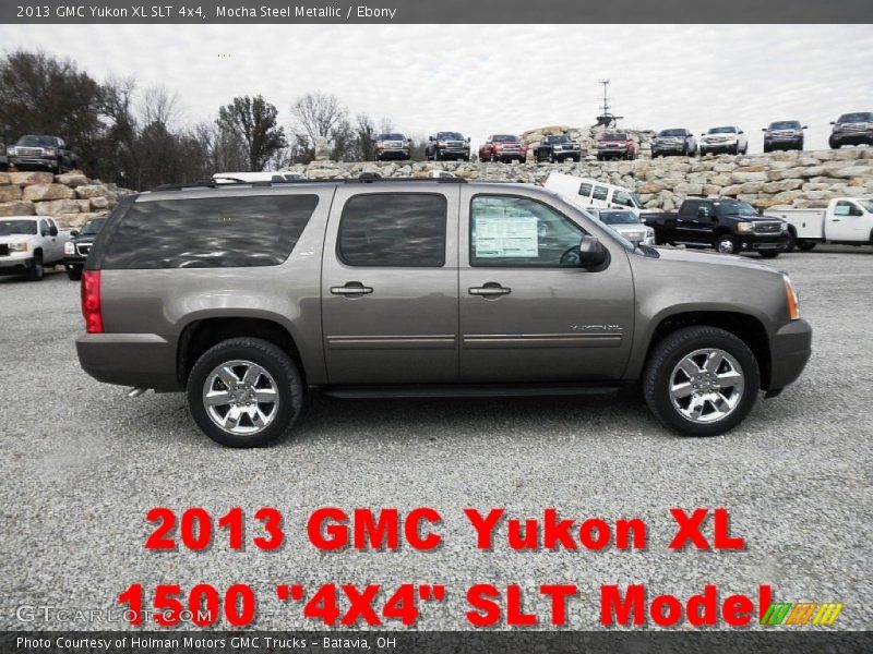 Mocha Steel Metallic / Ebony 2013 GMC Yukon XL SLT 4x4