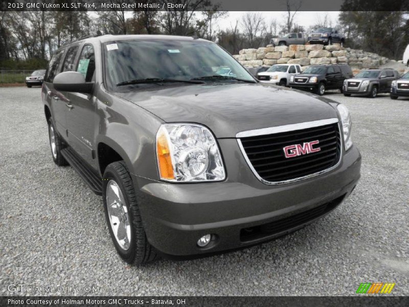 Mocha Steel Metallic / Ebony 2013 GMC Yukon XL SLT 4x4