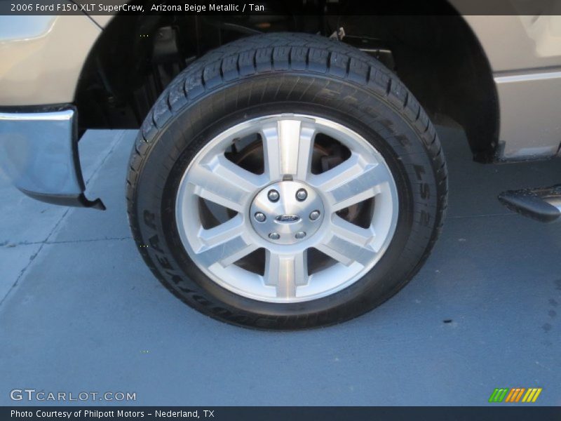 Arizona Beige Metallic / Tan 2006 Ford F150 XLT SuperCrew
