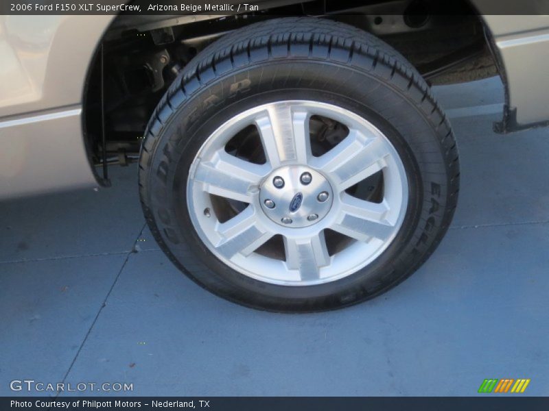 Arizona Beige Metallic / Tan 2006 Ford F150 XLT SuperCrew