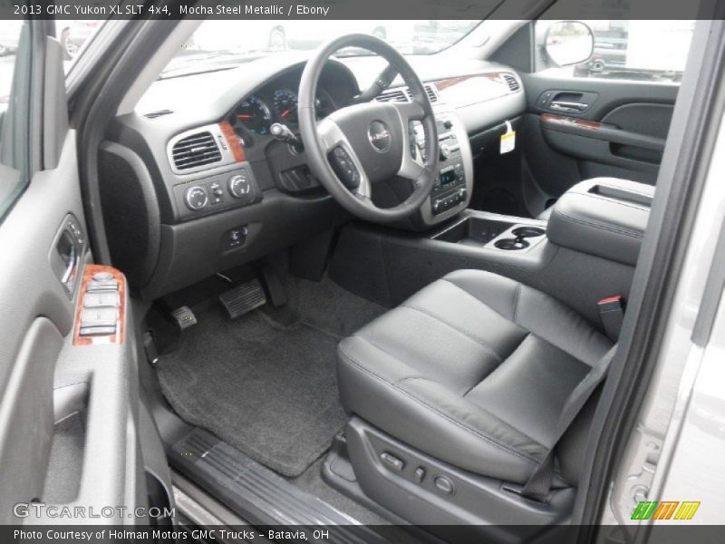 Ebony Interior - 2013 Yukon XL SLT 4x4 