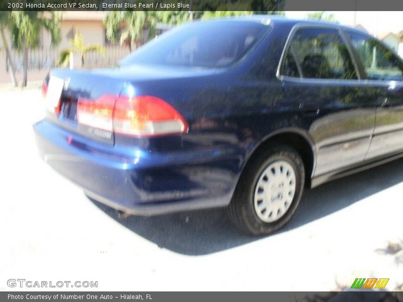 Eternal Blue Pearl / Lapis Blue 2002 Honda Accord VP Sedan