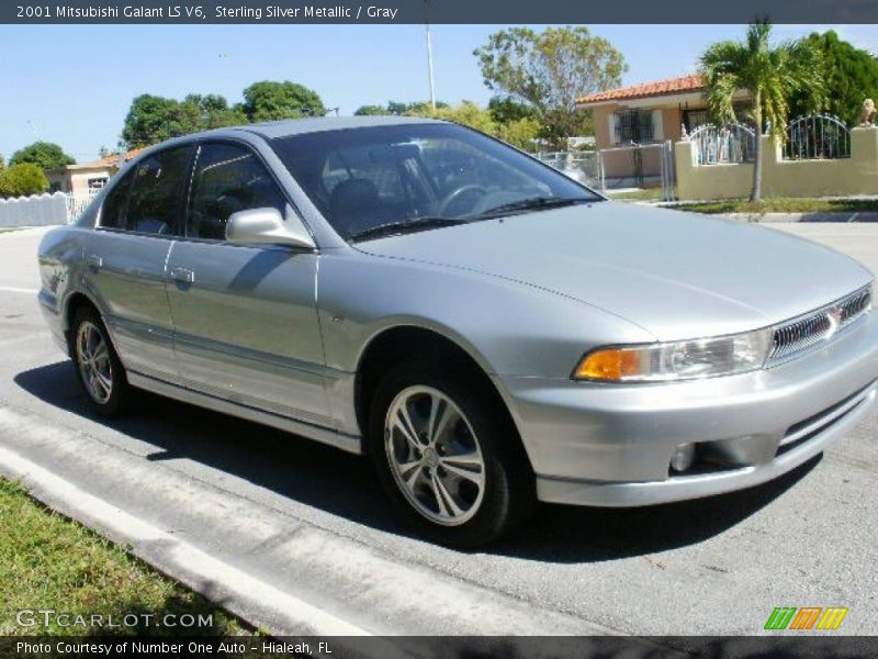 Sterling Silver Metallic / Gray 2001 Mitsubishi Galant LS V6