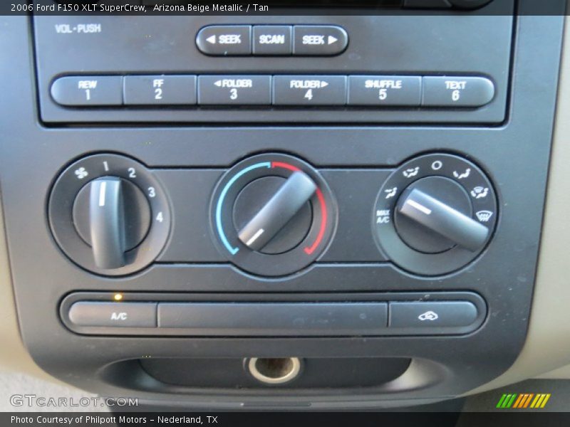 Arizona Beige Metallic / Tan 2006 Ford F150 XLT SuperCrew