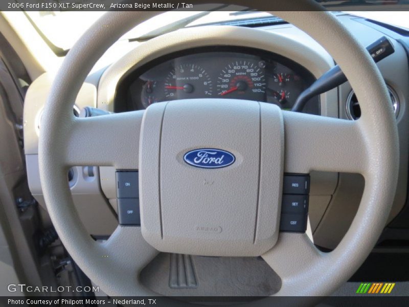 Arizona Beige Metallic / Tan 2006 Ford F150 XLT SuperCrew