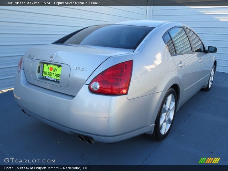 Liquid Silver Metallic / Black 2006 Nissan Maxima 3.5 SL