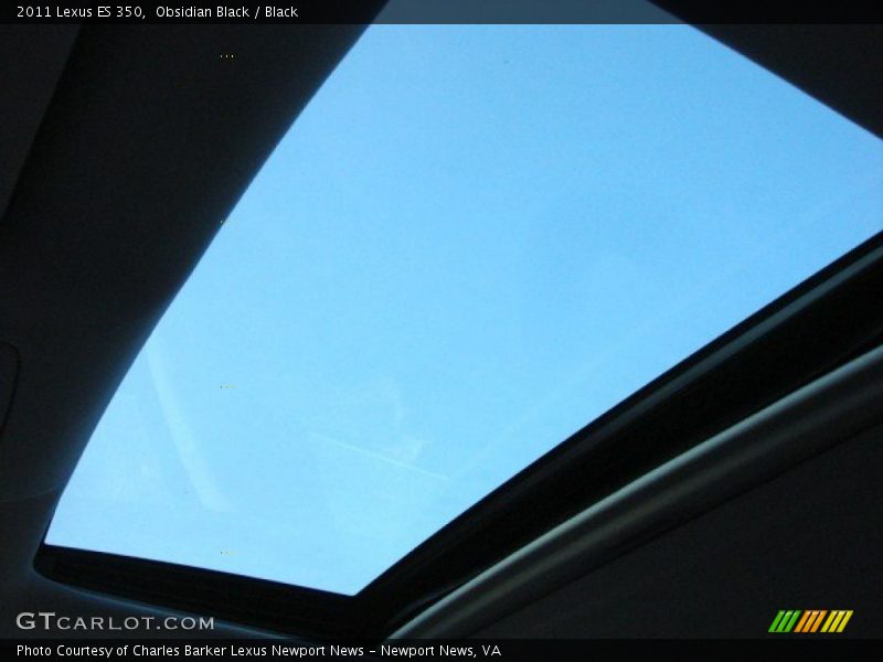 Obsidian Black / Black 2011 Lexus ES 350