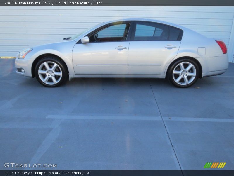 Liquid Silver Metallic / Black 2006 Nissan Maxima 3.5 SL