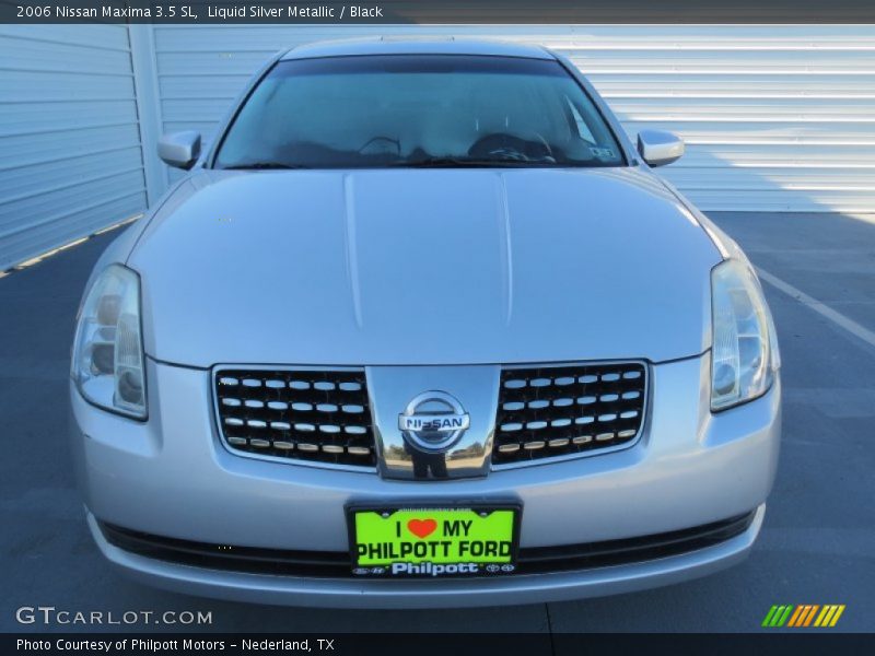 Liquid Silver Metallic / Black 2006 Nissan Maxima 3.5 SL
