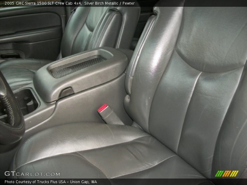 Silver Birch Metallic / Pewter 2005 GMC Sierra 1500 SLT Crew Cab 4x4