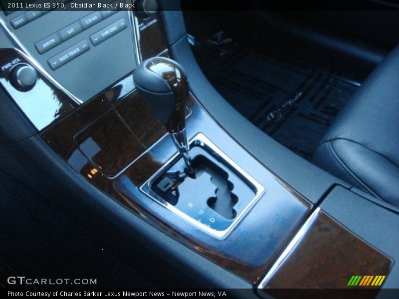 Obsidian Black / Black 2011 Lexus ES 350