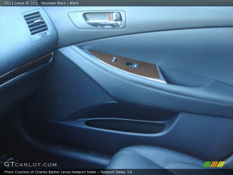 Obsidian Black / Black 2011 Lexus ES 350
