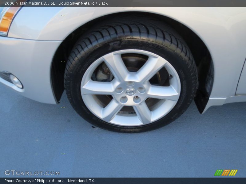 Liquid Silver Metallic / Black 2006 Nissan Maxima 3.5 SL
