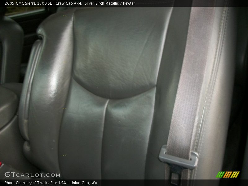 Silver Birch Metallic / Pewter 2005 GMC Sierra 1500 SLT Crew Cab 4x4