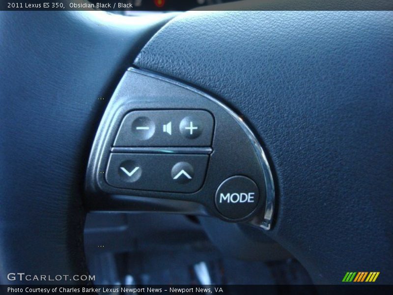 Obsidian Black / Black 2011 Lexus ES 350