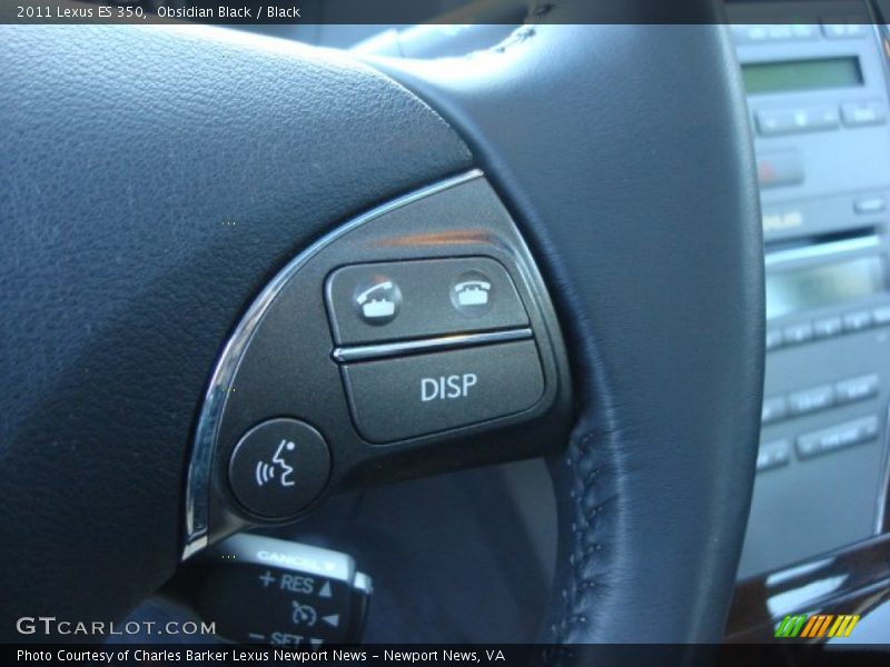 Obsidian Black / Black 2011 Lexus ES 350
