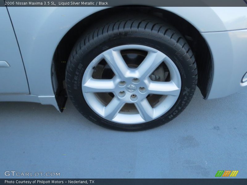 Liquid Silver Metallic / Black 2006 Nissan Maxima 3.5 SL