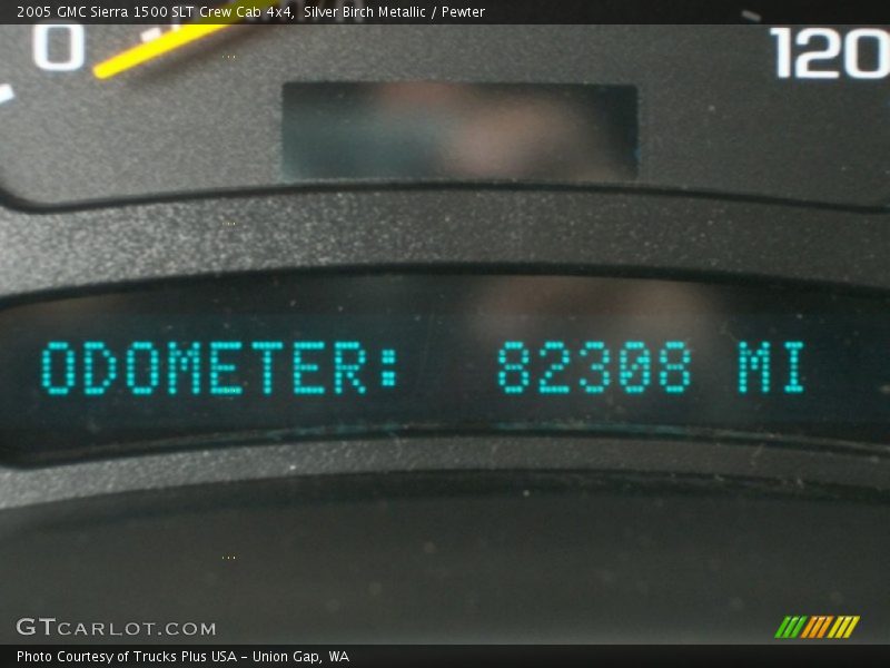 Silver Birch Metallic / Pewter 2005 GMC Sierra 1500 SLT Crew Cab 4x4