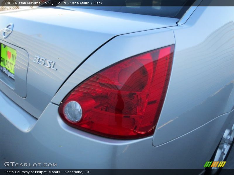 Liquid Silver Metallic / Black 2006 Nissan Maxima 3.5 SL