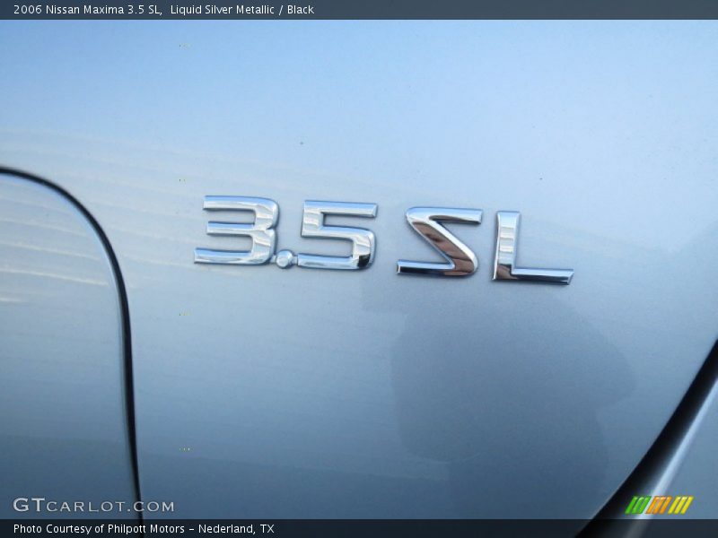 Liquid Silver Metallic / Black 2006 Nissan Maxima 3.5 SL