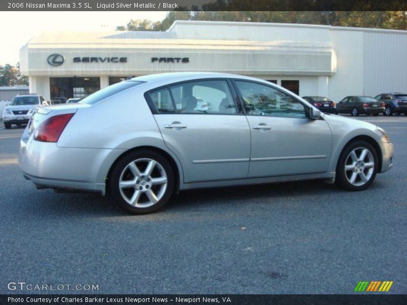 Liquid Silver Metallic / Black 2006 Nissan Maxima 3.5 SL
