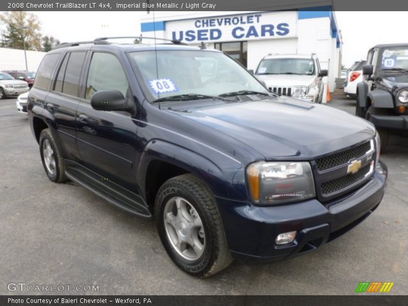 Imperial Blue Metallic / Light Gray 2008 Chevrolet TrailBlazer LT 4x4