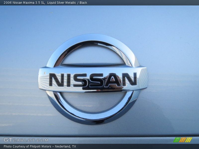 Liquid Silver Metallic / Black 2006 Nissan Maxima 3.5 SL