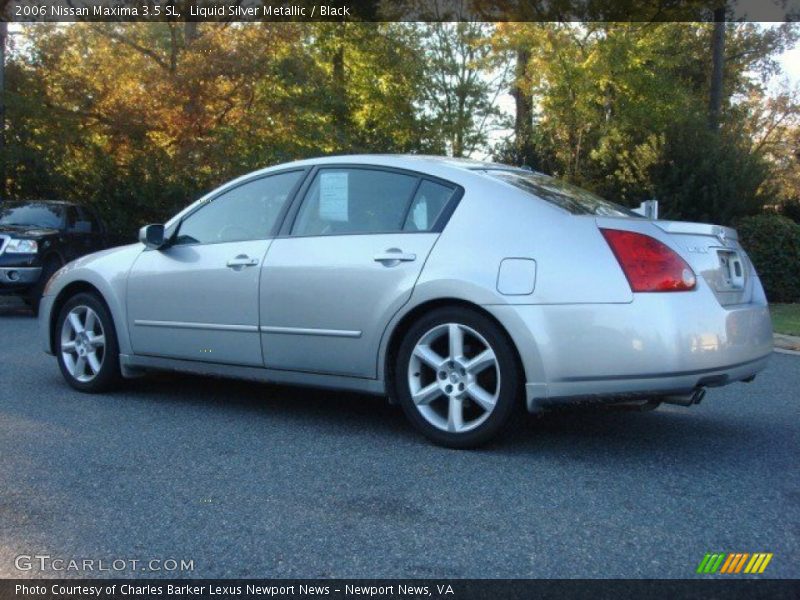 Liquid Silver Metallic / Black 2006 Nissan Maxima 3.5 SL