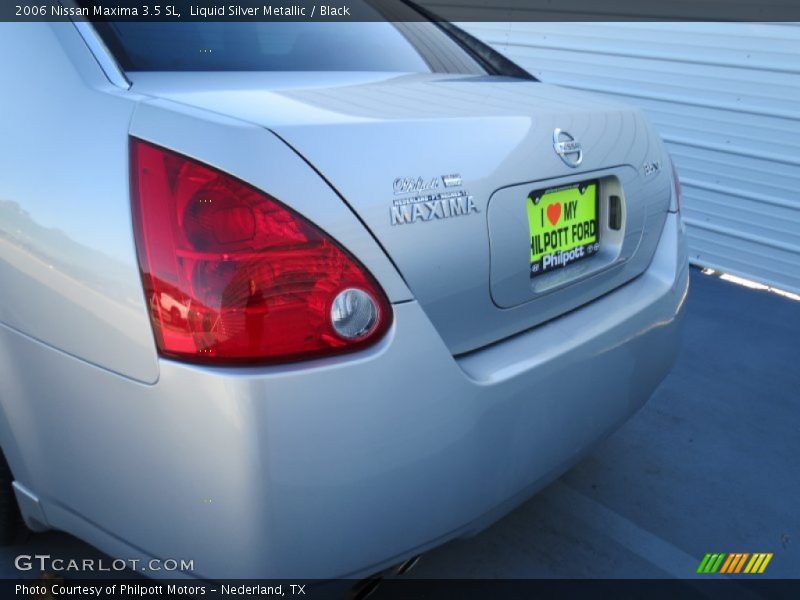 Liquid Silver Metallic / Black 2006 Nissan Maxima 3.5 SL