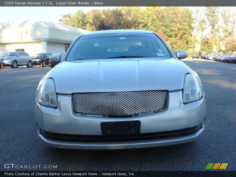Liquid Silver Metallic / Black 2006 Nissan Maxima 3.5 SL