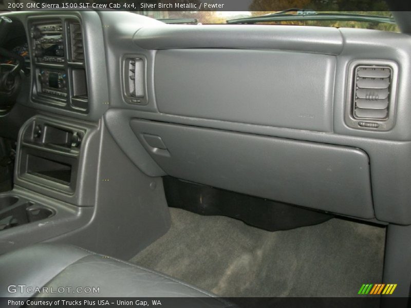 Silver Birch Metallic / Pewter 2005 GMC Sierra 1500 SLT Crew Cab 4x4