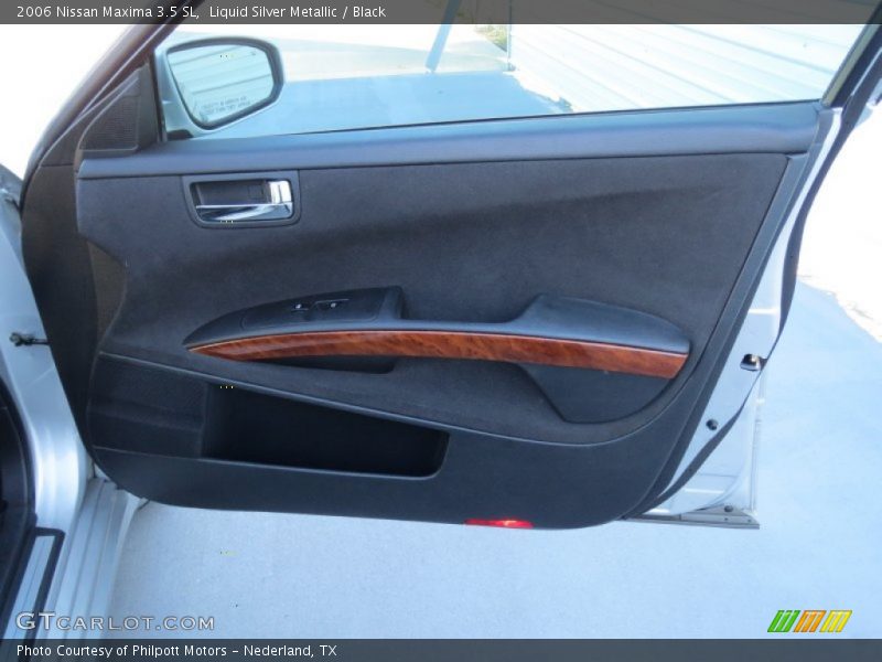 Liquid Silver Metallic / Black 2006 Nissan Maxima 3.5 SL