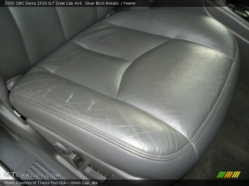 Silver Birch Metallic / Pewter 2005 GMC Sierra 1500 SLT Crew Cab 4x4