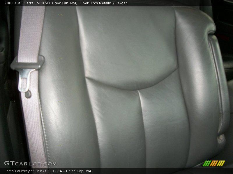 Silver Birch Metallic / Pewter 2005 GMC Sierra 1500 SLT Crew Cab 4x4