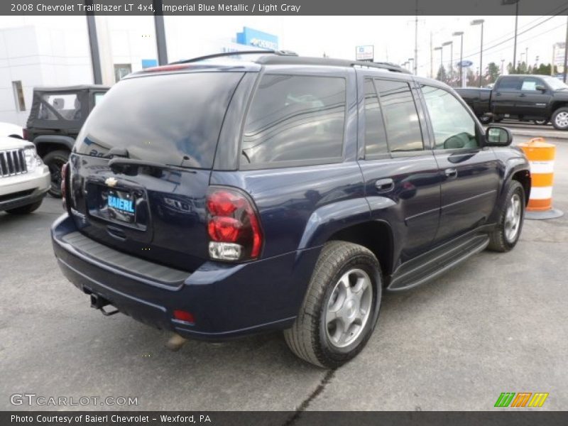 Imperial Blue Metallic / Light Gray 2008 Chevrolet TrailBlazer LT 4x4