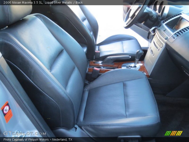 Liquid Silver Metallic / Black 2006 Nissan Maxima 3.5 SL