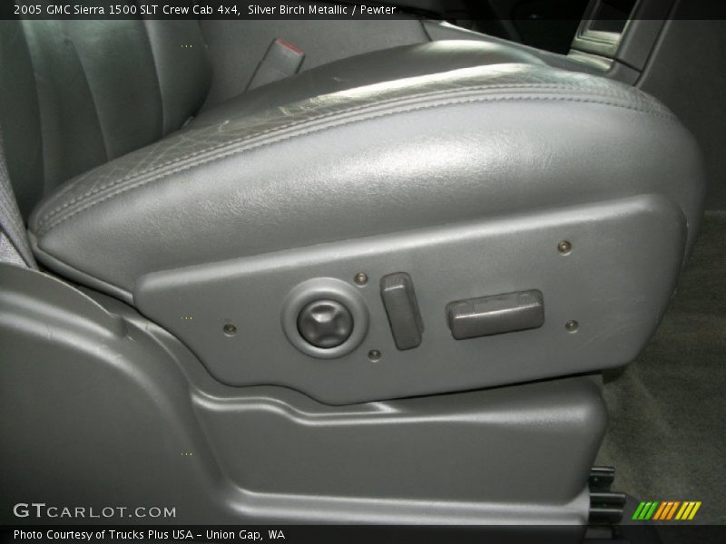 Silver Birch Metallic / Pewter 2005 GMC Sierra 1500 SLT Crew Cab 4x4
