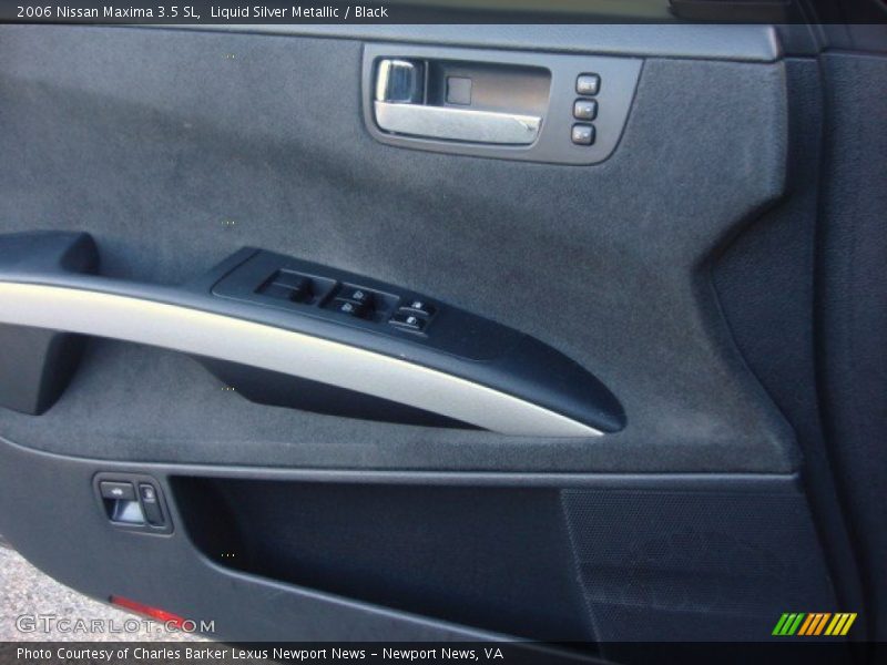 Liquid Silver Metallic / Black 2006 Nissan Maxima 3.5 SL