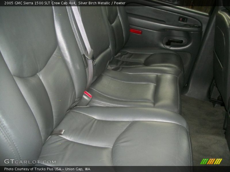 Silver Birch Metallic / Pewter 2005 GMC Sierra 1500 SLT Crew Cab 4x4