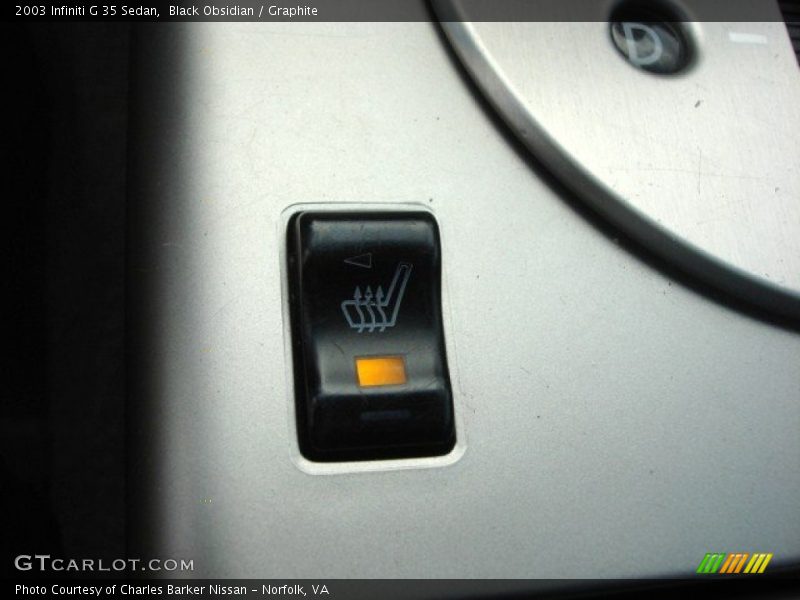 Black Obsidian / Graphite 2003 Infiniti G 35 Sedan
