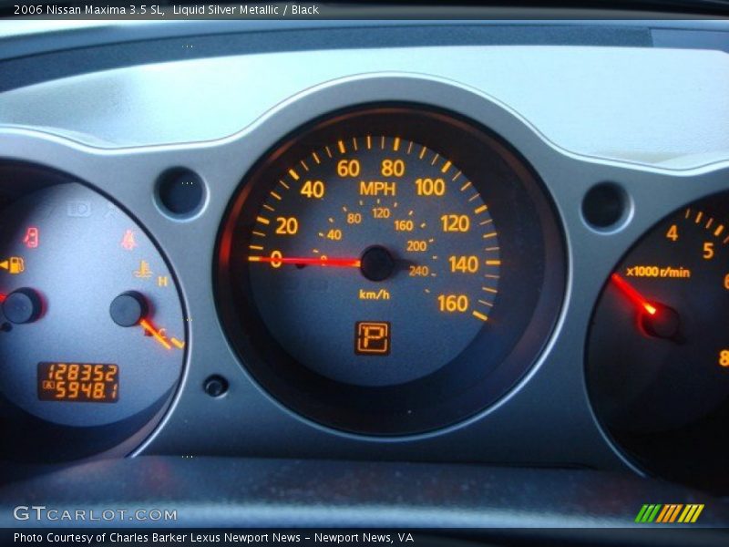 Liquid Silver Metallic / Black 2006 Nissan Maxima 3.5 SL