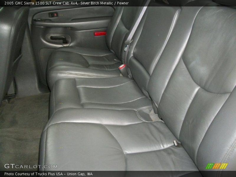Silver Birch Metallic / Pewter 2005 GMC Sierra 1500 SLT Crew Cab 4x4